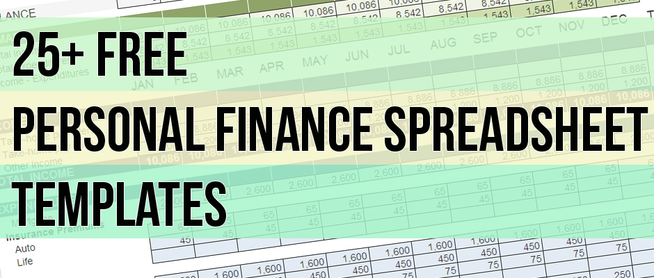Free Personal Finance Spreadsheet Templates