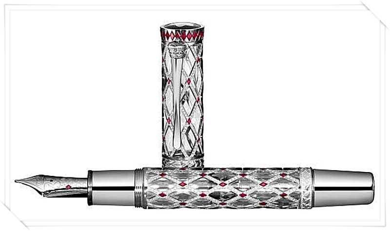 Extravagant Diamond Fountain Pens : diamond fountain pen