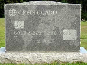 la muerte de las tarjetas de crédito