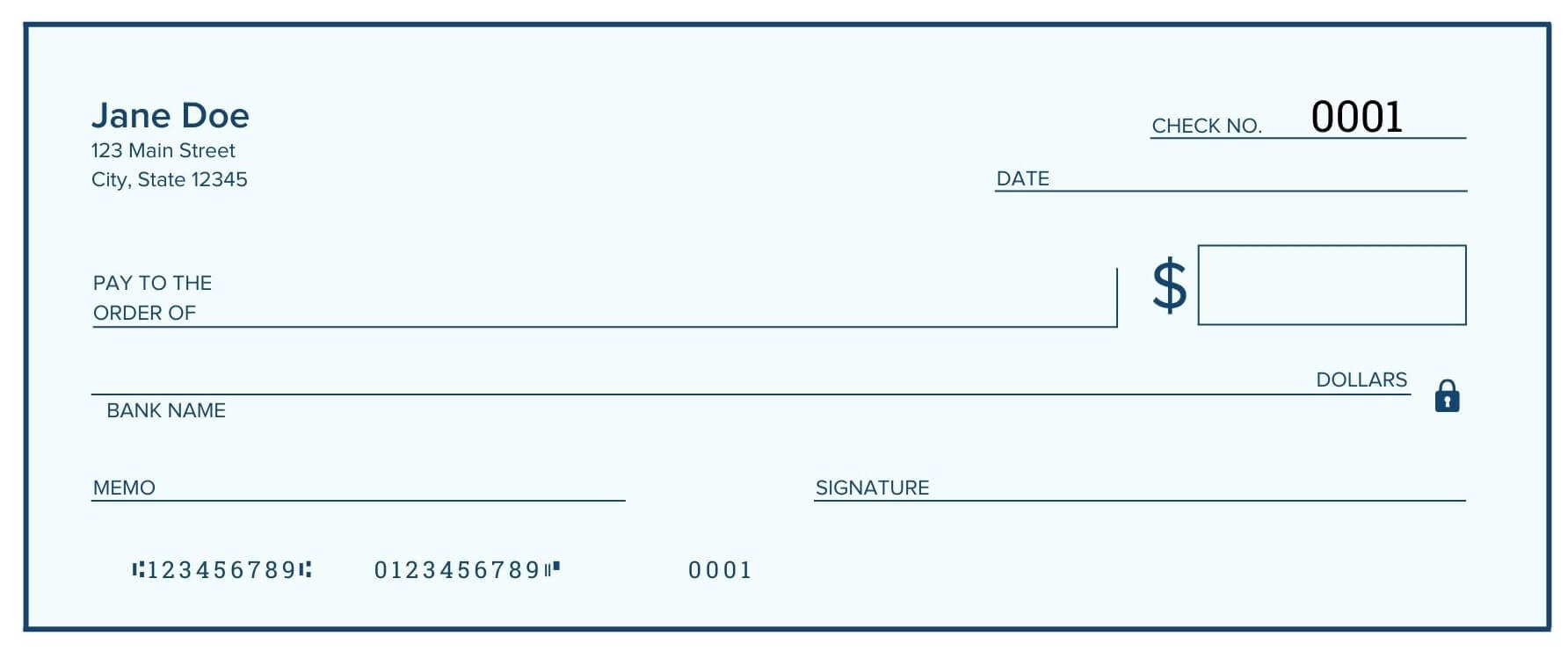 How To Write Dollars and Cents on a Check