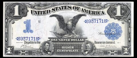 The Black Eagle One Dollar Silver Certificate