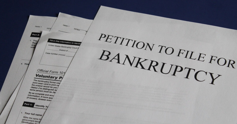 petition to file for bankruptcy cover sheet and forms