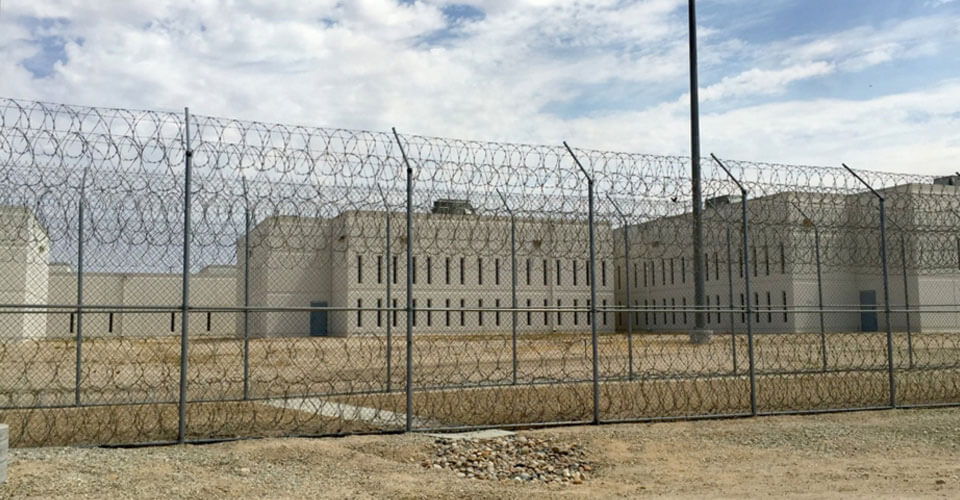 Image of a prison yard