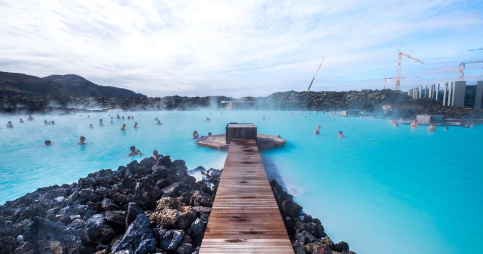 Blue Lagoon, one of the most popular tourist destinations in Iceland
